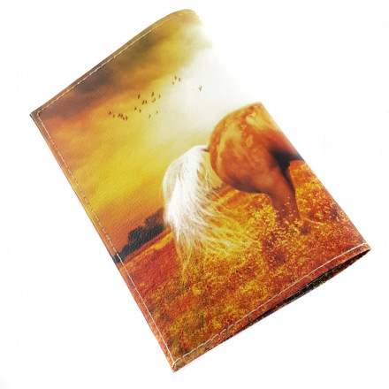 Обложка для автодокументов "Лошадь"