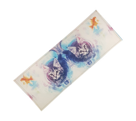 Обложка для студенческого билета "Кот и рыбка"