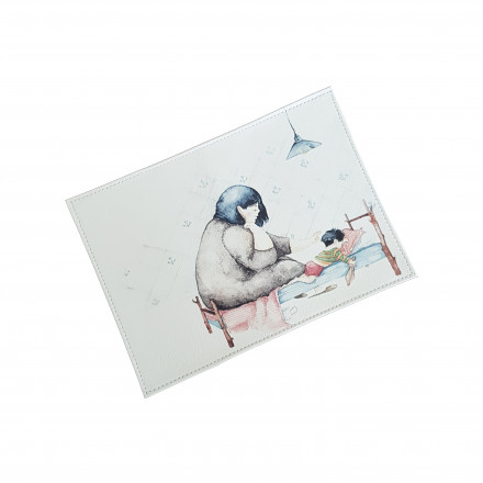 Обложка для паспорта "Мама с дочкой"