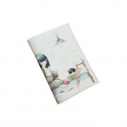 Обложка для паспорта "Мама с дочкой"