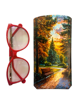 Чехол для очков "Осенняя аллея"